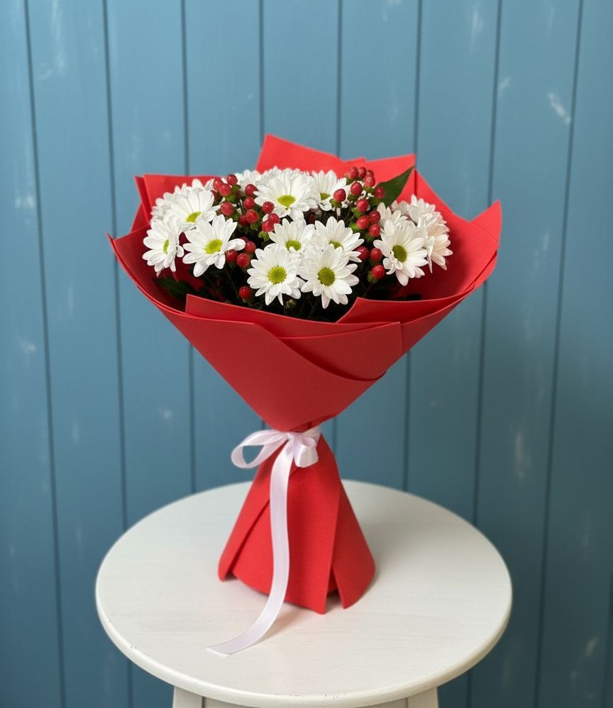 Букет цветов из: Хризантемы в Майне