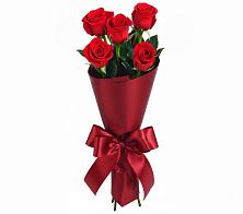 Букет 5 Красных роз Эдлесс Лав в Майне