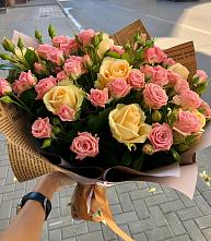 Букет цветов из:  Розы #REPLACE_PRED# Майне