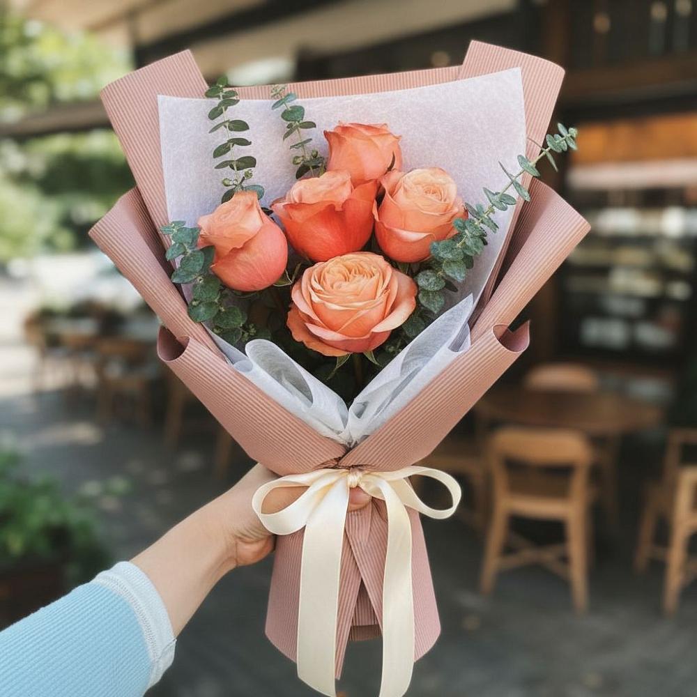 Букет цветов из: Розы в Майне