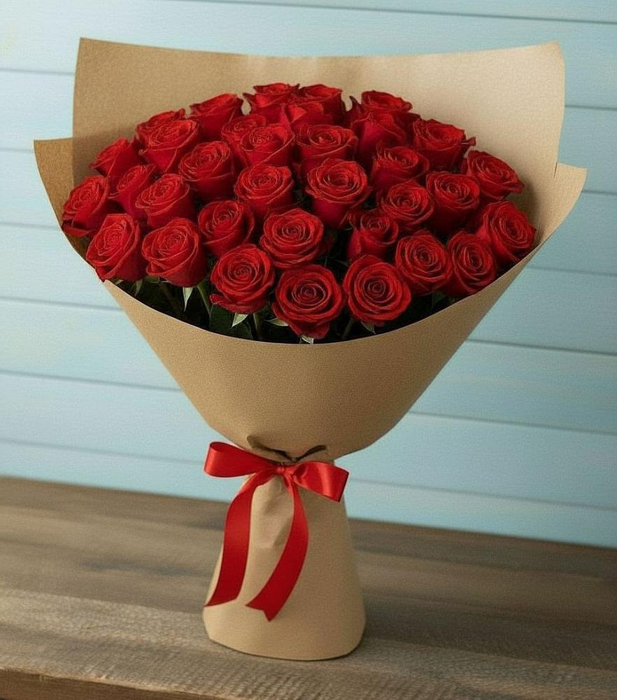 Букет Красные розы Милано в Майне