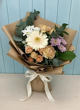 Букет цветов из:  Герберы и Хризантемы в Майне
