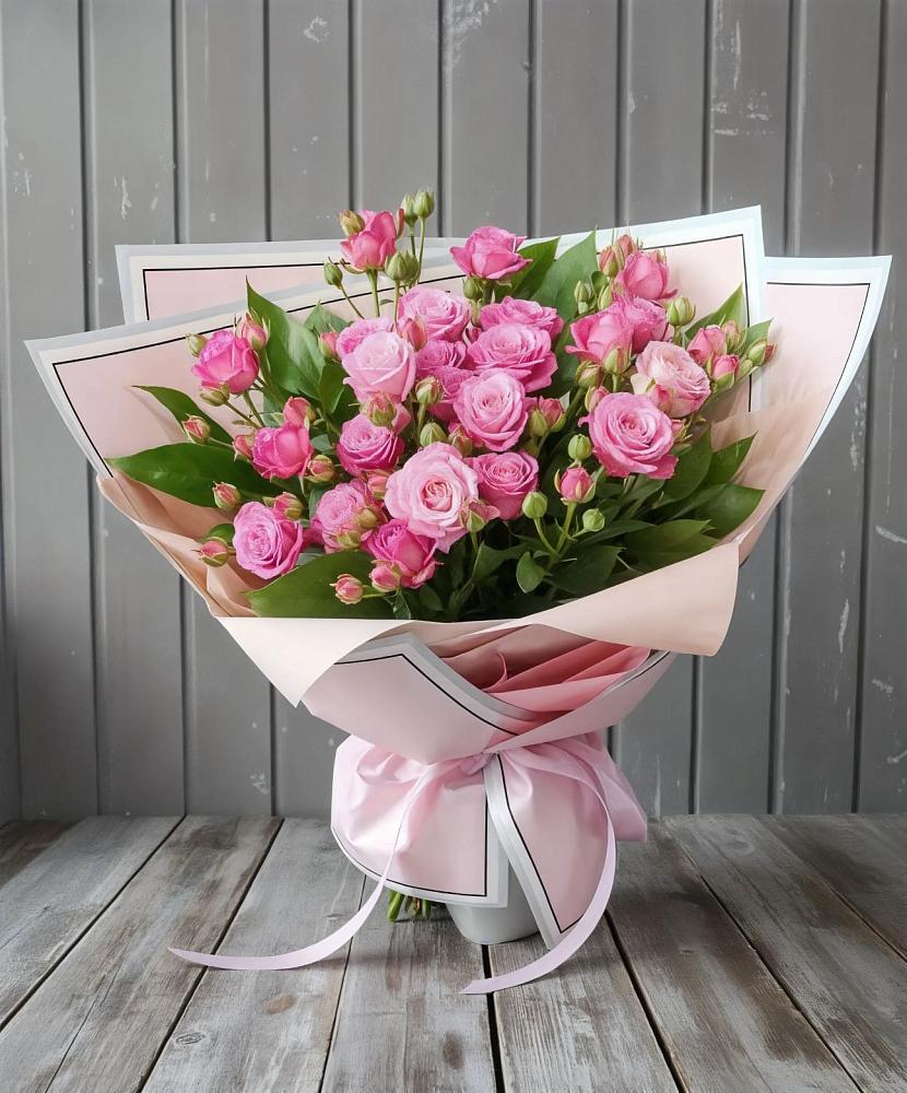 Букет Розовый кустик в Майне