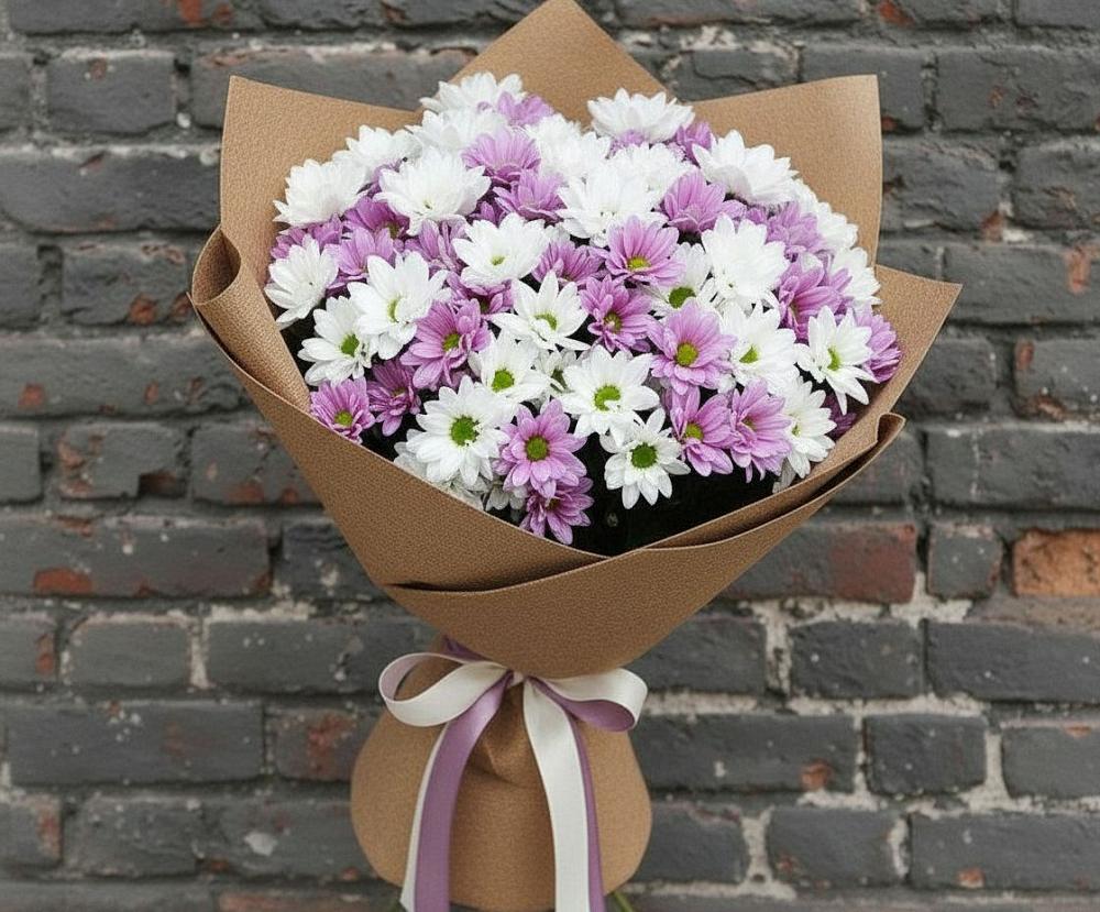 Букет цветов из: Хризантемы в Майне