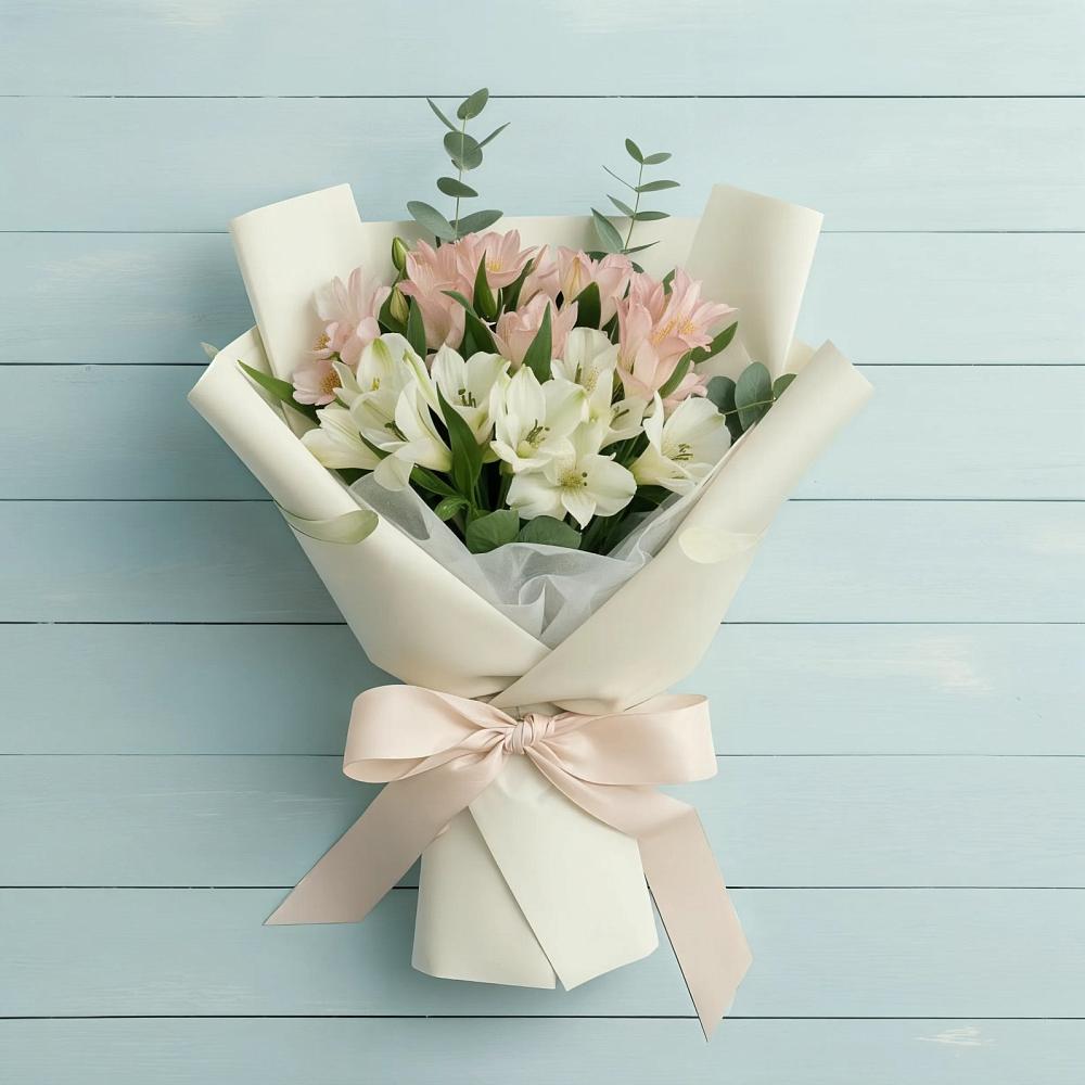 Букет цветов из: Альстромерии в Майне