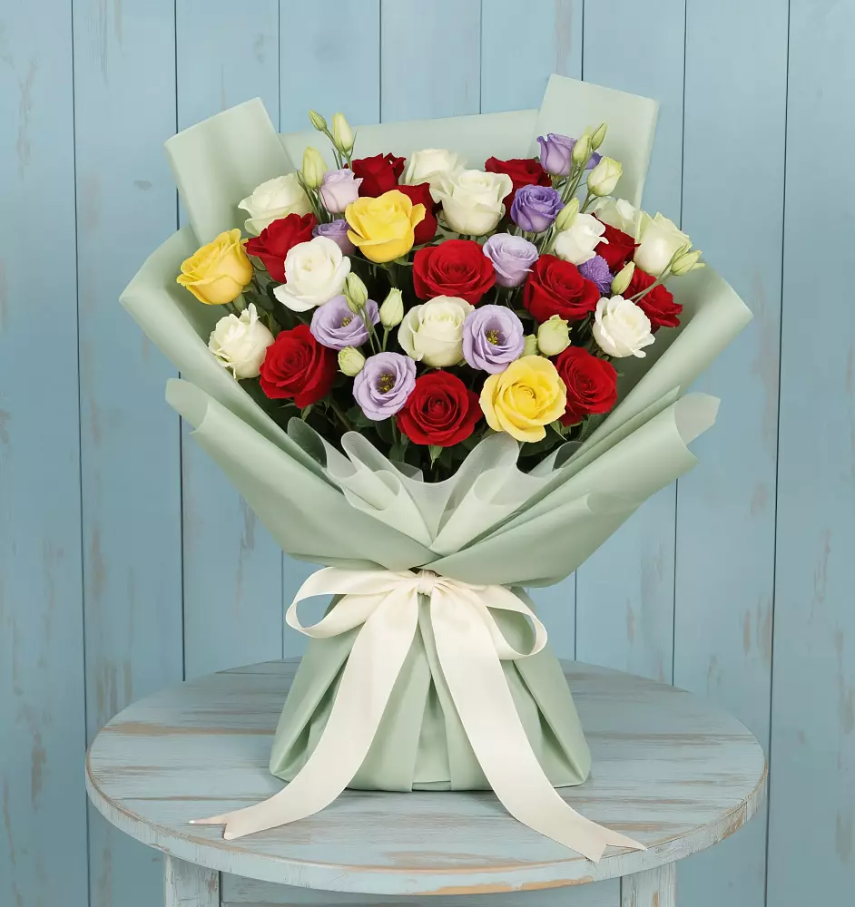 Букет цветов из: Розы в Майне