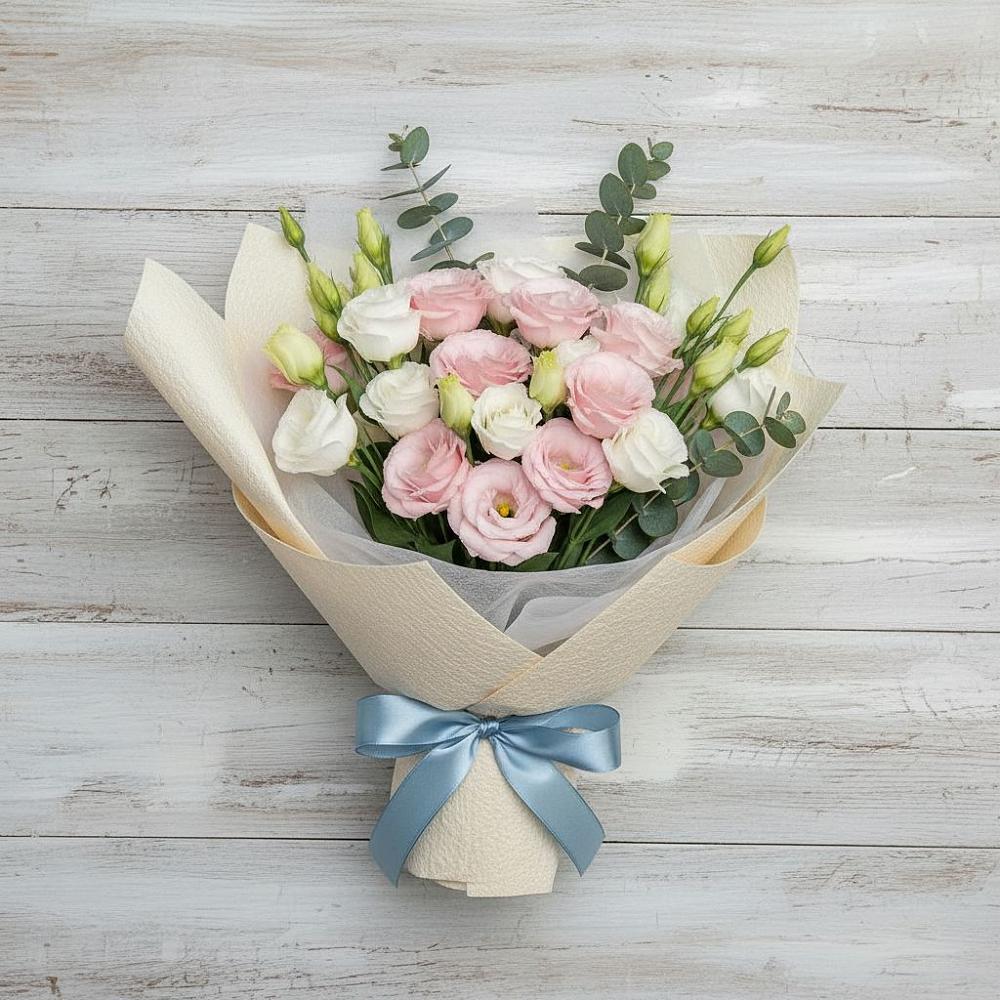 Букет цветов из: Лизиантусы в Майне